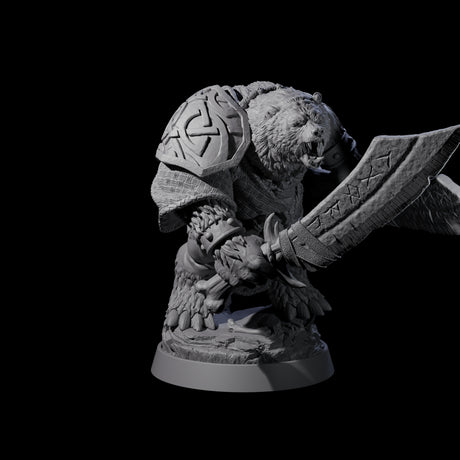 Imposing Ursine I Miniature for Dungeons and Dragons, Pathfinder or other TTRPGs
