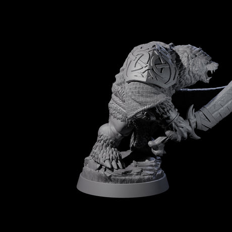 Imposing Ursine I Miniature for Dungeons and Dragons, Pathfinder or other TTRPGs