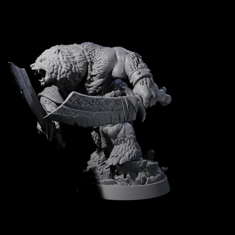 Imposing Ursine I Miniature for Dungeons and Dragons, Pathfinder or other TTRPGs