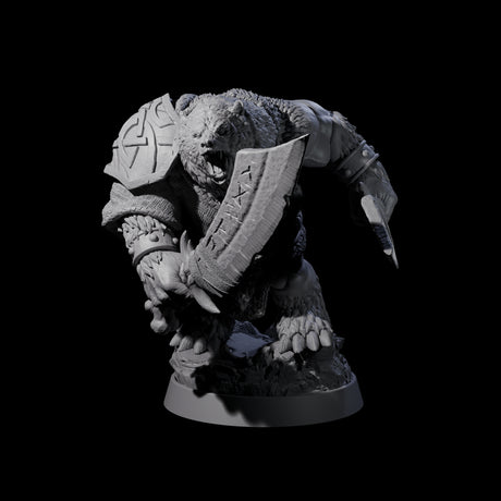 Imposing Ursine I Miniature for Dungeons and Dragons, Pathfinder or other TTRPGs