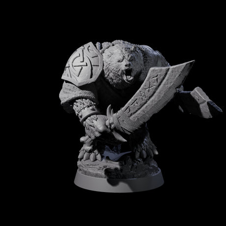 Imposing Ursine I Miniature for Dungeons and Dragons, Pathfinder or other TTRPGs