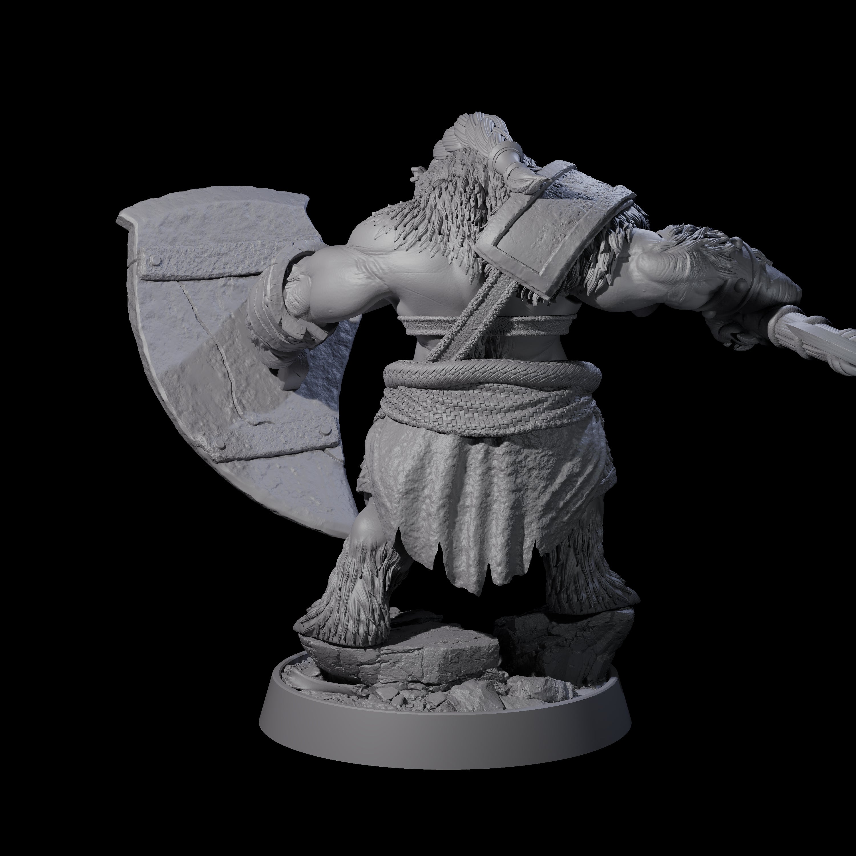 Imposing Ursine J Miniature for Dungeons and Dragons, Pathfinder or other TTRPGs