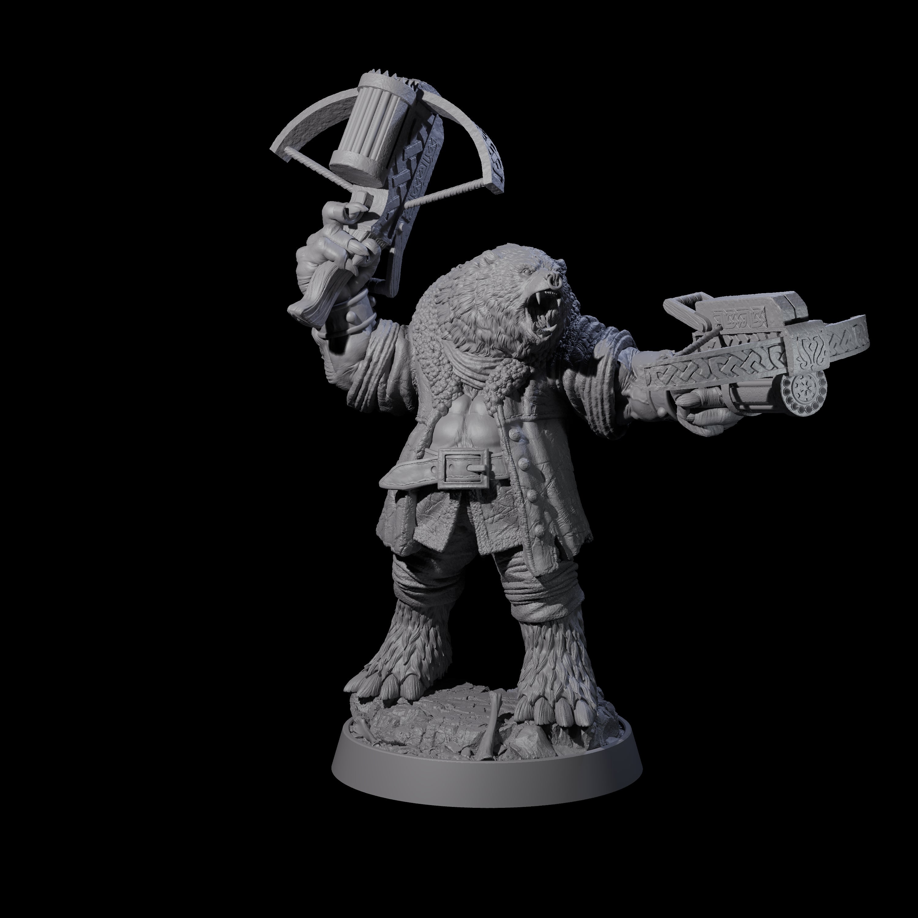 Imposing Ursine K Miniature for Dungeons and Dragons, Pathfinder or other TTRPGs
