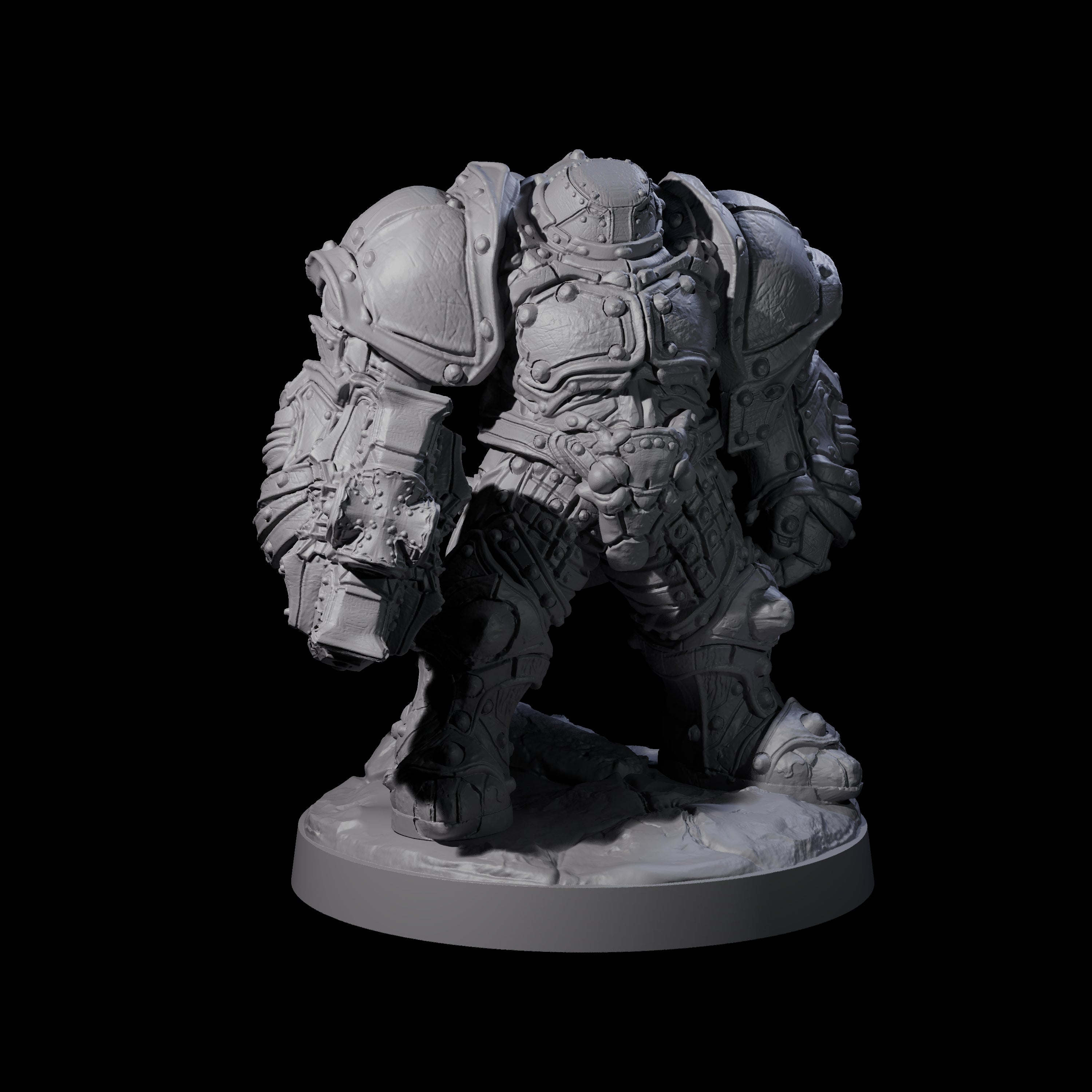 Imposing Warforged Juggernauts A Miniature for Dungeons and Dragons, Pathfinder or other TTRPGs