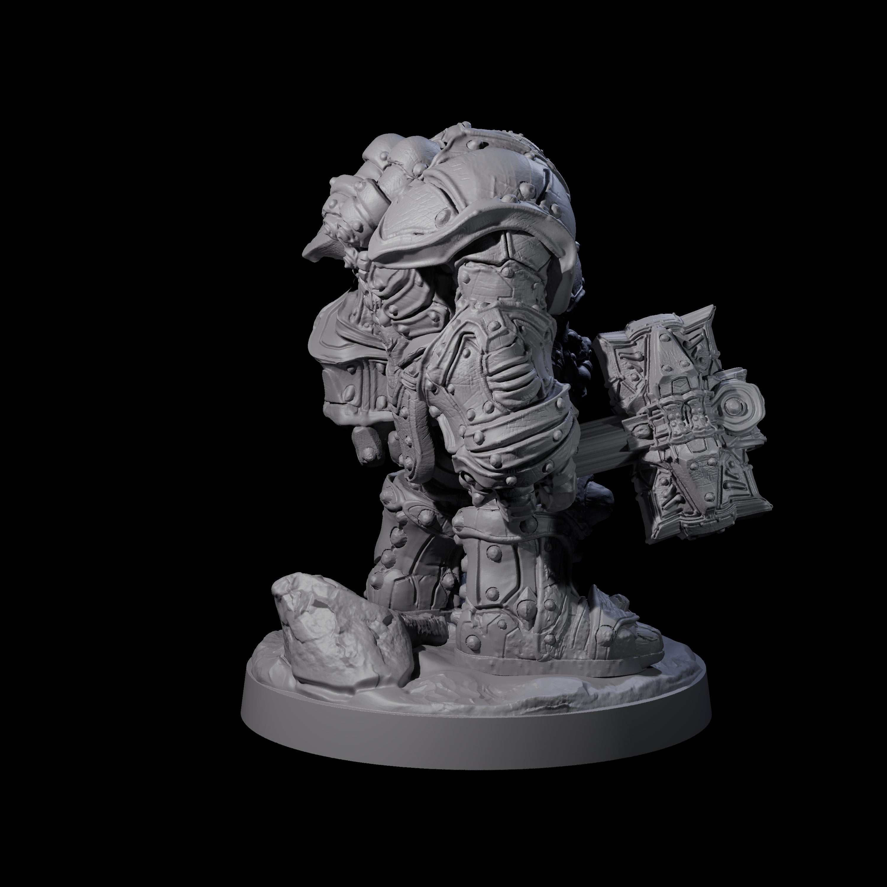 Imposing Warforged Juggernauts A Miniature for Dungeons and Dragons, Pathfinder or other TTRPGs