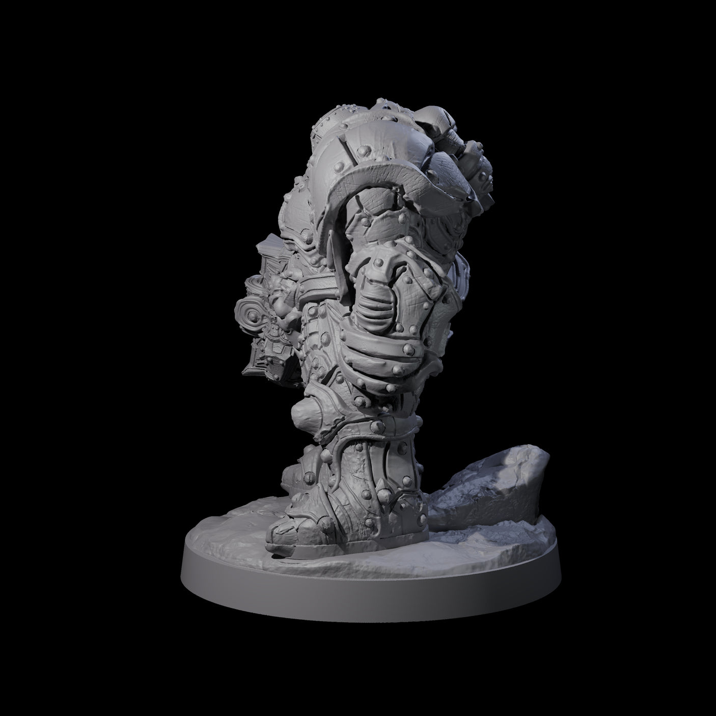 Imposing Warforged Juggernauts A Miniature for Dungeons and Dragons, Pathfinder or other TTRPGs
