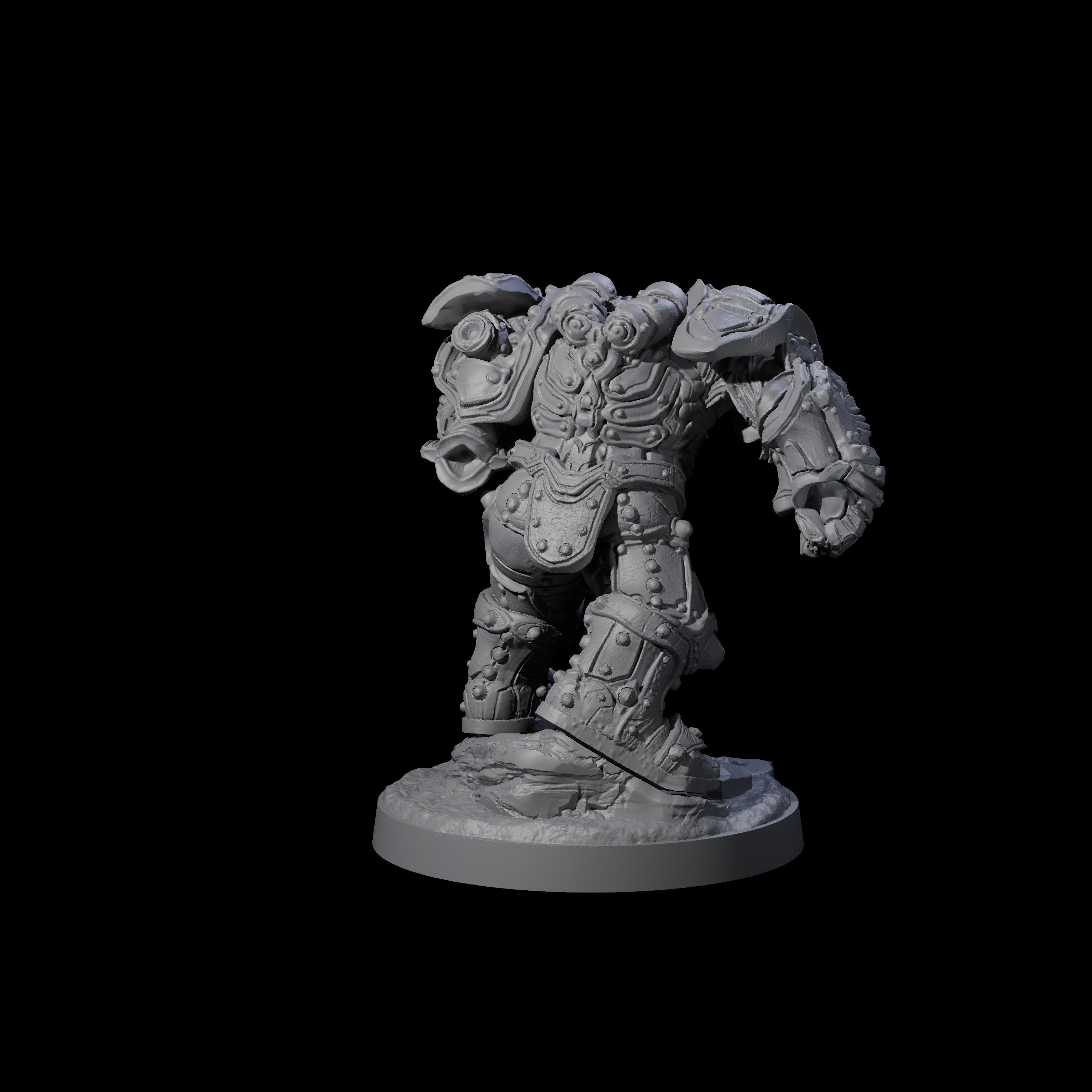 Imposing Warforged Juggernauts B Miniature for Dungeons and Dragons, Pathfinder or other TTRPGs