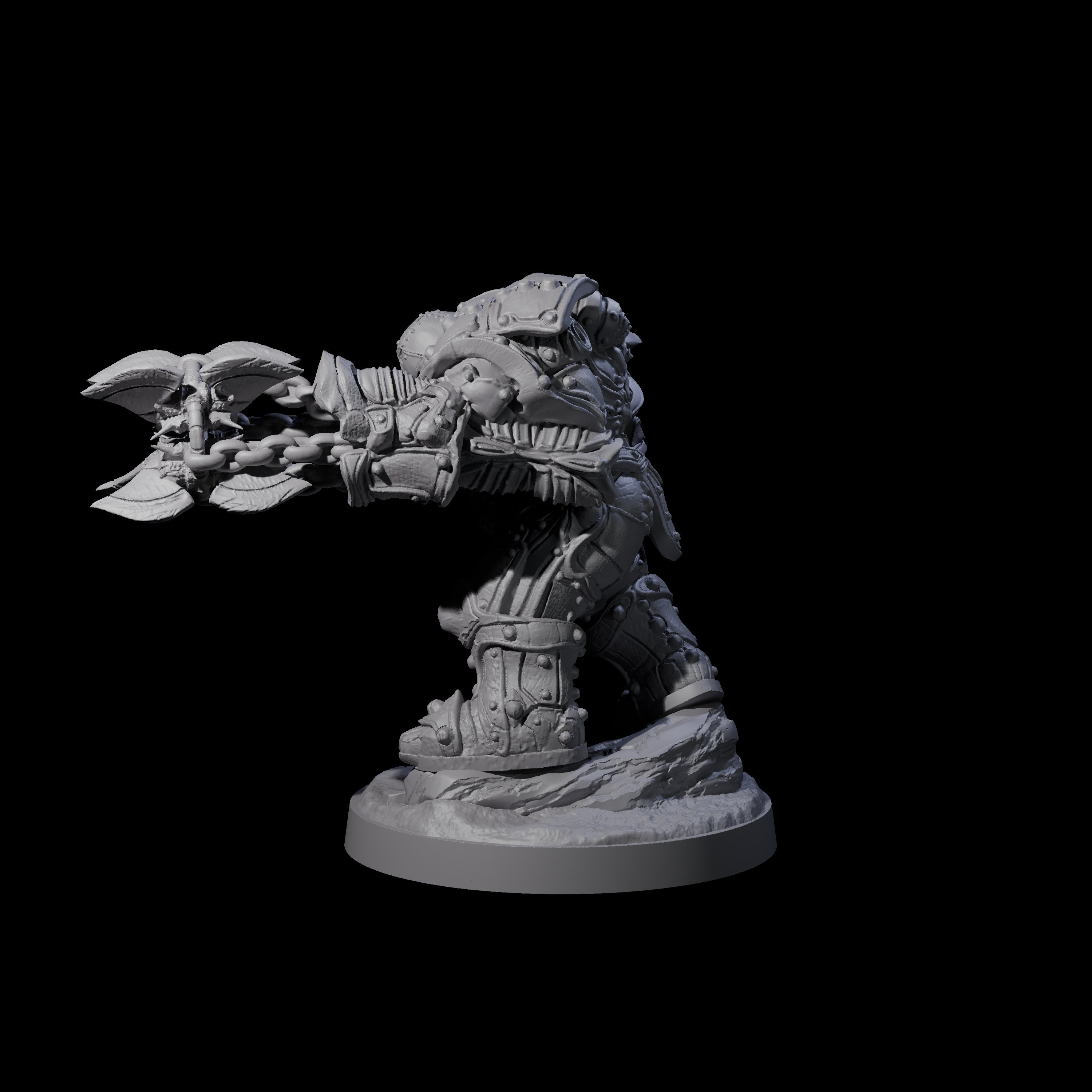 Imposing Warforged Juggernauts B Miniature for Dungeons and Dragons, Pathfinder or other TTRPGs