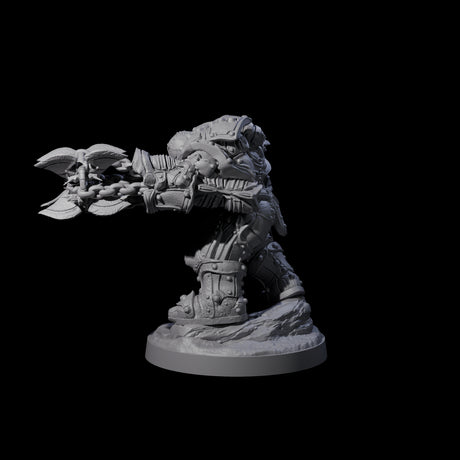 Imposing Warforged Juggernauts B Miniature for Dungeons and Dragons, Pathfinder or other TTRPGs