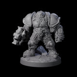 Imposing Warforged Juggernauts Miniature for Dungeons and Dragons, Pathfinder or other TTRPGs