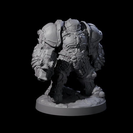 Imposing Warforged Juggernauts Miniature for Dungeons and Dragons, Pathfinder or other TTRPGs