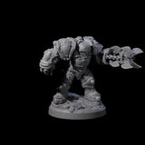 Imposing Warforged Juggernauts Miniature for Dungeons and Dragons, Pathfinder or other TTRPGs