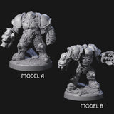Imposing Warforged Juggernauts Miniature for Dungeons and Dragons, Pathfinder or other TTRPGs