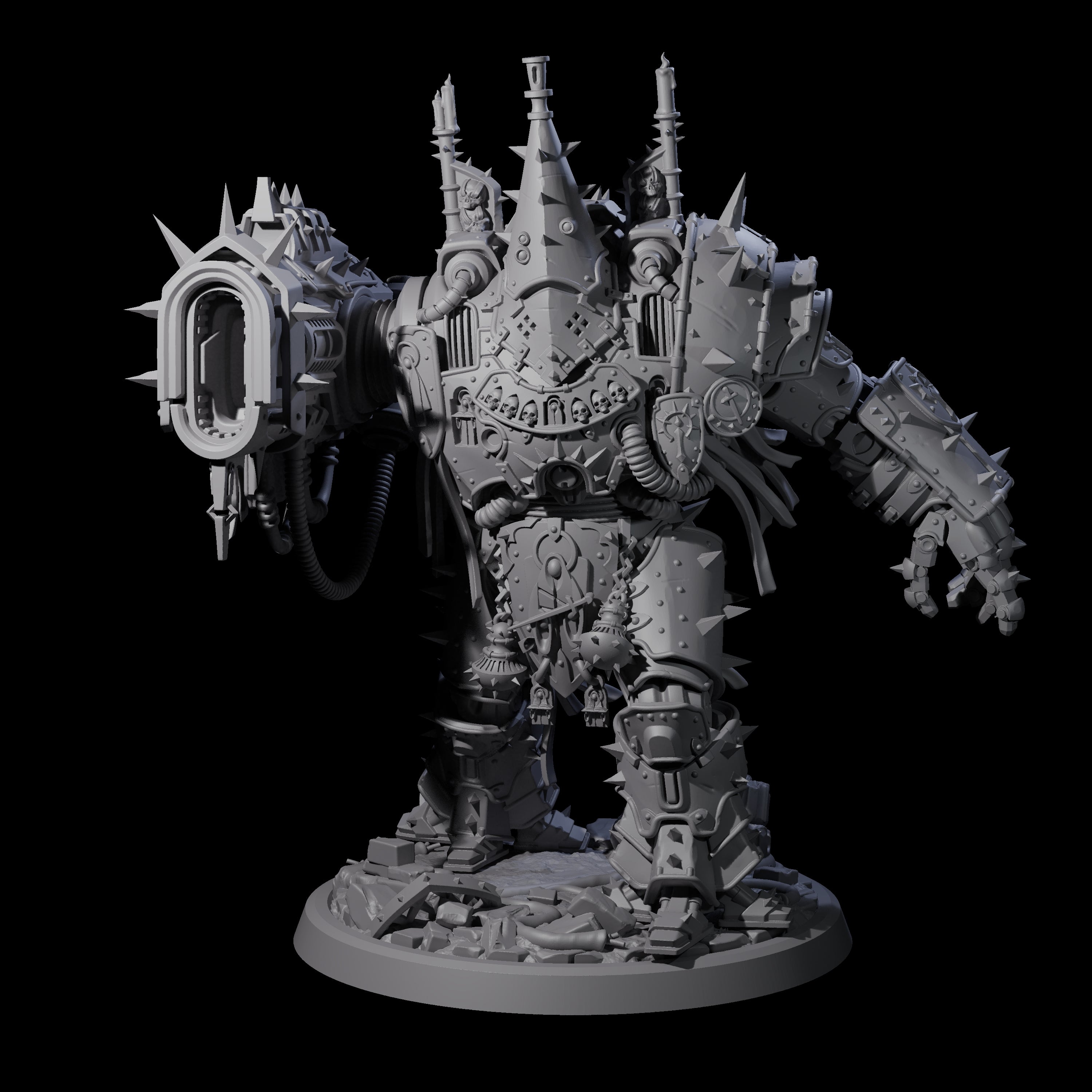 Imposing Mecha Anathema A Miniature for Dungeons and Dragons, Pathfinder or other TTRPGs