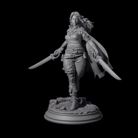 Indomitable Human Ranger Miniature for Dungeons and Dragons, Pathfinder or other TTRPGs