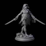 Indomitable Human Ranger Miniature for Dungeons and Dragons, Pathfinder or other TTRPGs