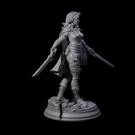 Indomitable Human Ranger Miniature for Dungeons and Dragons, Pathfinder or other TTRPGs