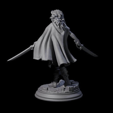 Indomitable Human Ranger Miniature for Dungeons and Dragons, Pathfinder or other TTRPGs