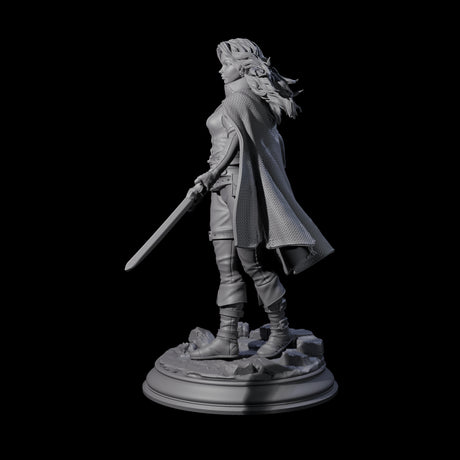 Indomitable Human Ranger Miniature for Dungeons and Dragons, Pathfinder or other TTRPGs