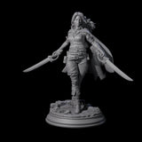 Indomitable Human Ranger Miniature for Dungeons and Dragons, Pathfinder or other TTRPGs