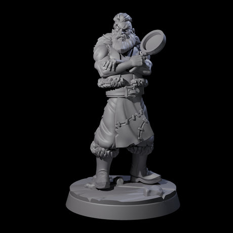 Indomitable Viking Family Father Miniature for Dungeons and Dragons, Pathfinder or other TTRPGs