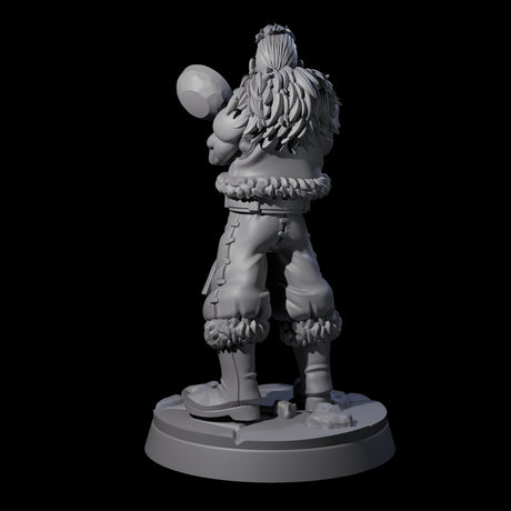 Indomitable Viking Family Father Miniature for Dungeons and Dragons, Pathfinder or other TTRPGs
