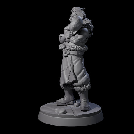 Indomitable Viking Family Father Miniature for Dungeons and Dragons, Pathfinder or other TTRPGs
