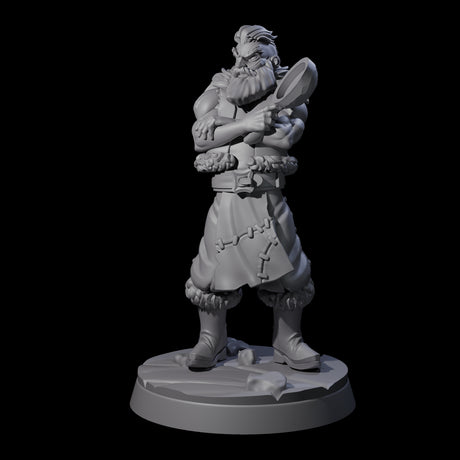 Indomitable Viking Family Father Miniature for Dungeons and Dragons, Pathfinder or other TTRPGs