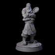 Indomitable Viking Family Father Miniature for Dungeons and Dragons, Pathfinder or other TTRPGs