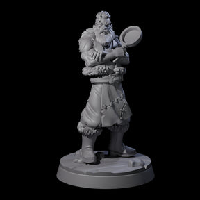 Indomitable Viking Family Father Miniature for Dungeons and Dragons, Pathfinder or other TTRPGs