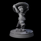 Indomitable Viking Family Kid B Miniature for Dungeons and Dragons, Pathfinder or other TTRPGs