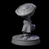 Indomitable Viking Family Kid B Miniature for Dungeons and Dragons, Pathfinder or other TTRPGs