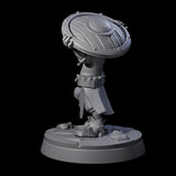 Indomitable Viking Family Kid B Miniature for Dungeons and Dragons, Pathfinder or other TTRPGs