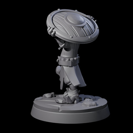 Indomitable Viking Family Kid B Miniature for Dungeons and Dragons, Pathfinder or other TTRPGs