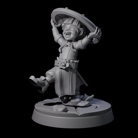 Indomitable Viking Family Kid B Miniature for Dungeons and Dragons, Pathfinder or other TTRPGs