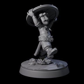 Indomitable Viking Family Kid B Miniature for Dungeons and Dragons, Pathfinder or other TTRPGs