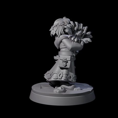 Indomitable Viking Family Kid C Miniature for Dungeons and Dragons, Pathfinder or other TTRPGs
