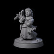 Indomitable Viking Family Kid C Miniature for Dungeons and Dragons, Pathfinder or other TTRPGs