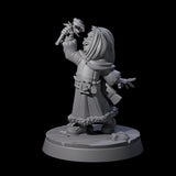 Indomitable Viking Family Kid D Miniature for Dungeons and Dragons, Pathfinder or other TTRPGs
