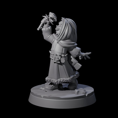 Indomitable Viking Family Kid D Miniature for Dungeons and Dragons, Pathfinder or other TTRPGs