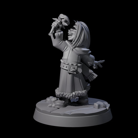 Indomitable Viking Family Kid D Miniature for Dungeons and Dragons, Pathfinder or other TTRPGs