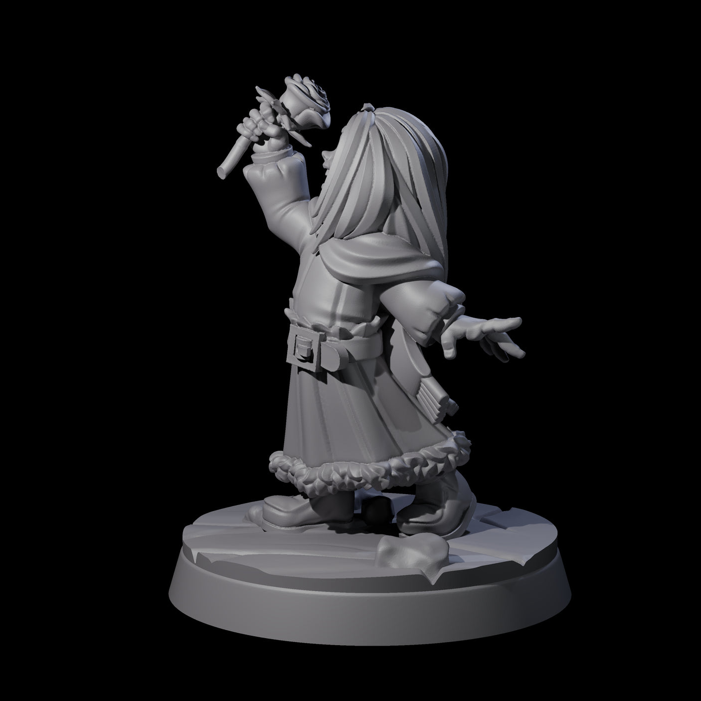 Indomitable Viking Family Kid D Miniature for Dungeons and Dragons, Pathfinder or other TTRPGs
