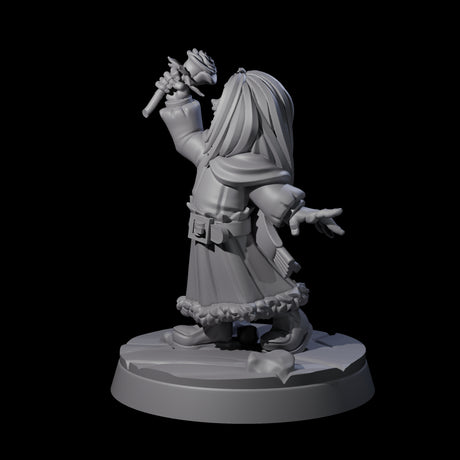 Indomitable Viking Family Kid D Miniature for Dungeons and Dragons, Pathfinder or other TTRPGs