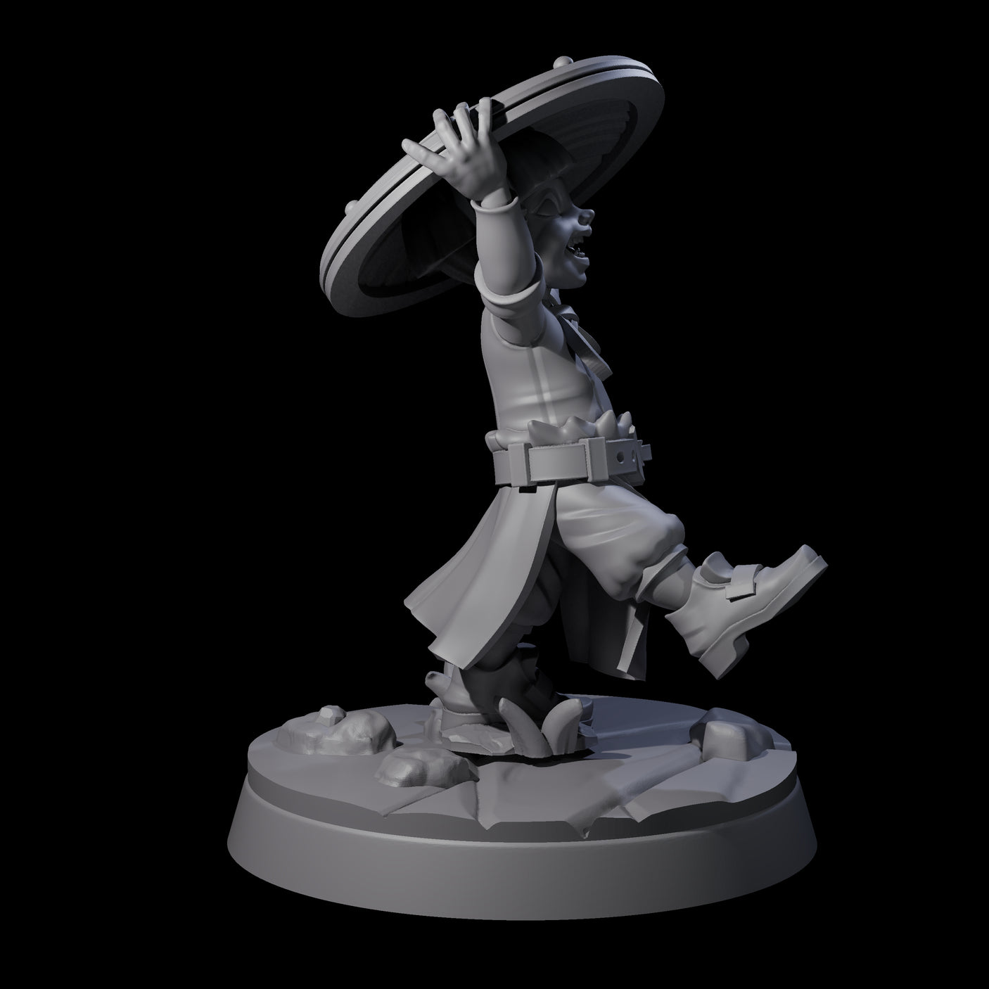 Indomitable Viking Family Miniature for Dungeons and Dragons, Pathfinder or other TTRPGs