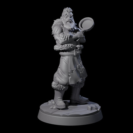 Indomitable Viking Family Miniature for Dungeons and Dragons, Pathfinder or other TTRPGs