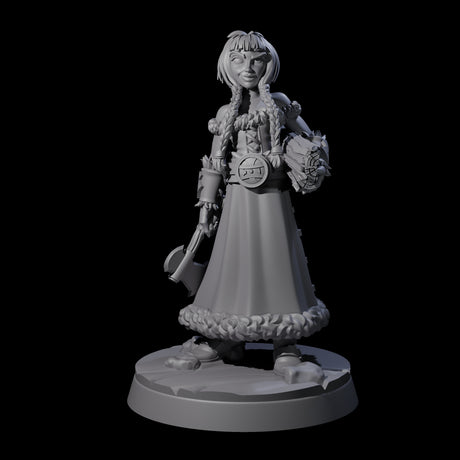 Indomitable Viking Family Mother Miniature for Dungeons and Dragons, Pathfinder or other TTRPGs