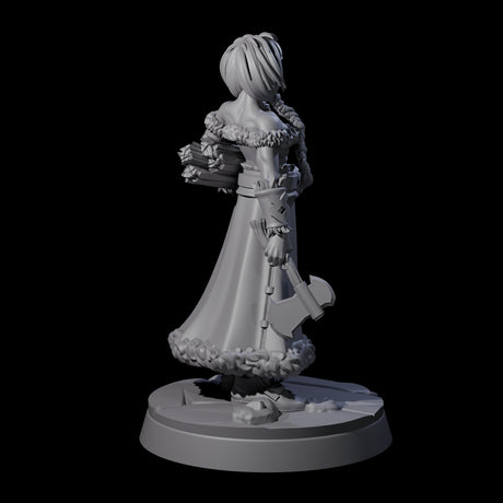 Indomitable Viking Family Mother Miniature for Dungeons and Dragons, Pathfinder or other TTRPGs