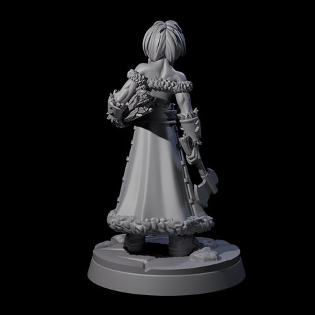 Indomitable Viking Family Mother Miniature for Dungeons and Dragons, Pathfinder or other TTRPGs