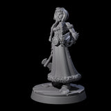 Indomitable Viking Family Mother Miniature for Dungeons and Dragons, Pathfinder or other TTRPGs