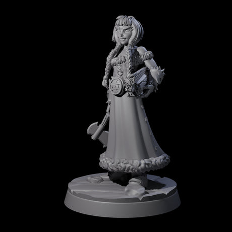 Indomitable Viking Family Mother Miniature for Dungeons and Dragons, Pathfinder or other TTRPGs